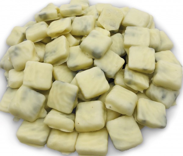 Schoko Salmiak-Brocken Weiß