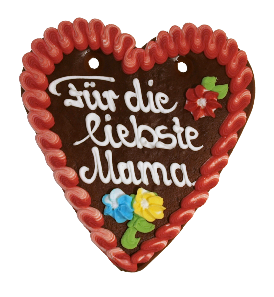 Lebkuchenherz Mama