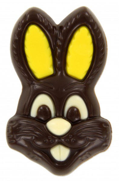 Zartbitter Schokoladen Osterhasenkopf