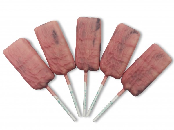 Salmiak Lolly Erdbeere 5er
